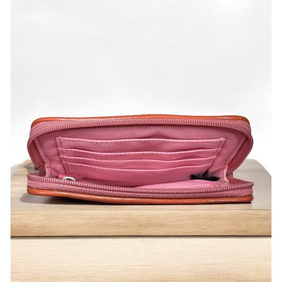 Y2K Coach F16879 Signature Floral Carly Hobo Bag & Corner Zip Wallet - Picture 9 of 13